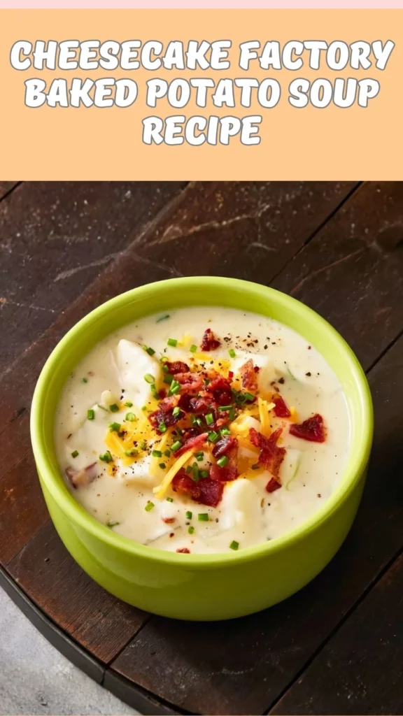 Cheesecake Factory Baked Potato Soup