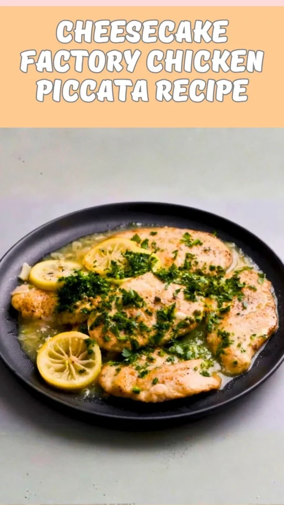Cheesecake Factory Chicken Piccata