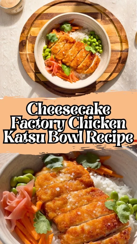 Cheesecake Factory Chicken Katsu Bowl Recipe - Kailey Cooks