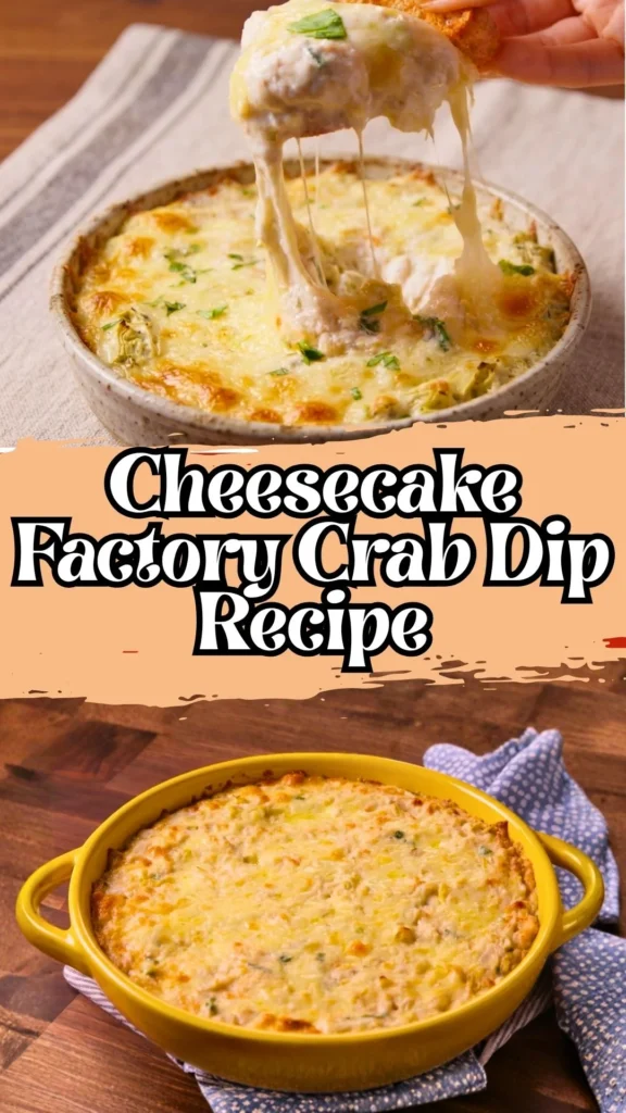 Copycat Cheesecake Factory Crab Dip Recipe