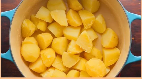 Drain and Dry the Potatoes
