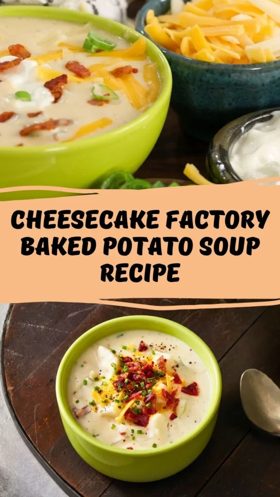 Easy Cheesecake Factory Baked Potato Soup Recipe