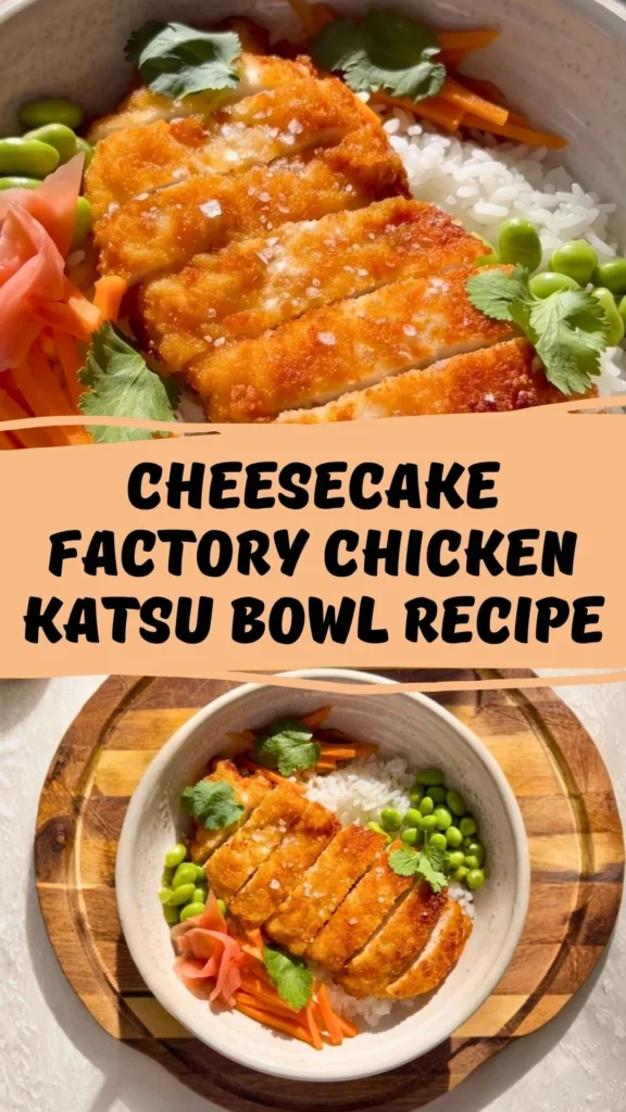 Cheesecake Factory Chicken Katsu Bowl Recipe - Kailey Cooks