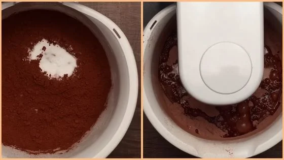 Make the Chocolate Cake Batter