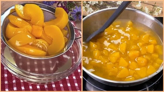 Make the Peach Topping