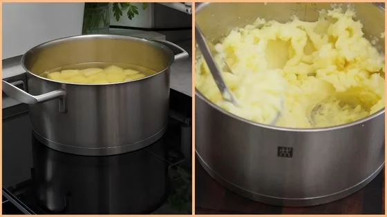 Make the mashed potatoes