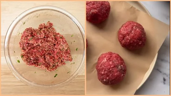 Make the meatballs