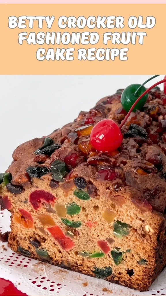 Betty Crocker Old Fashioned Fruit Cake