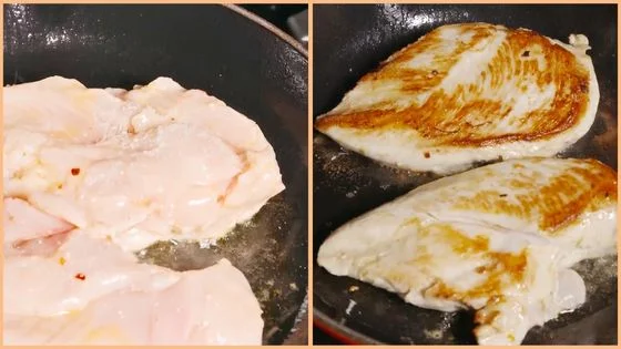 Cook the chicken
