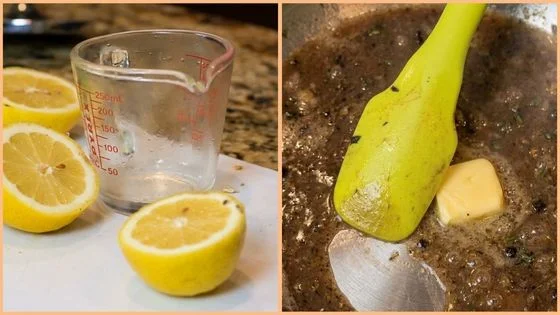 Make the Lemon Piccata Sauce
