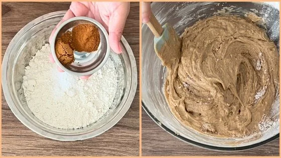 Make the cake batter