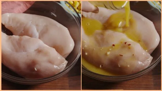 Marinate the chicken